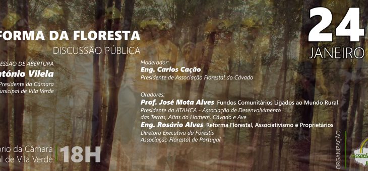 Convite: Reforma da Floresta – Discussão Publica