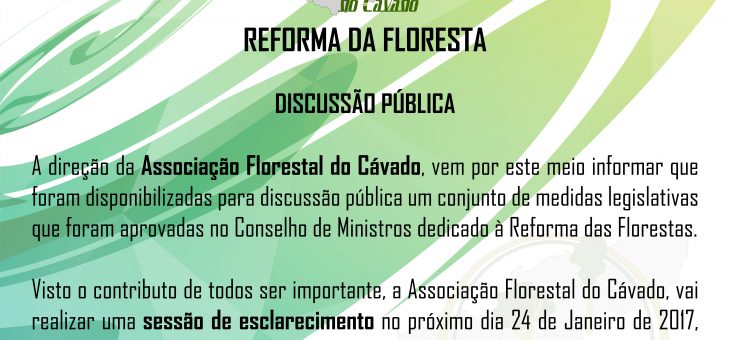 Reforma da Floresta – Discussão Publica